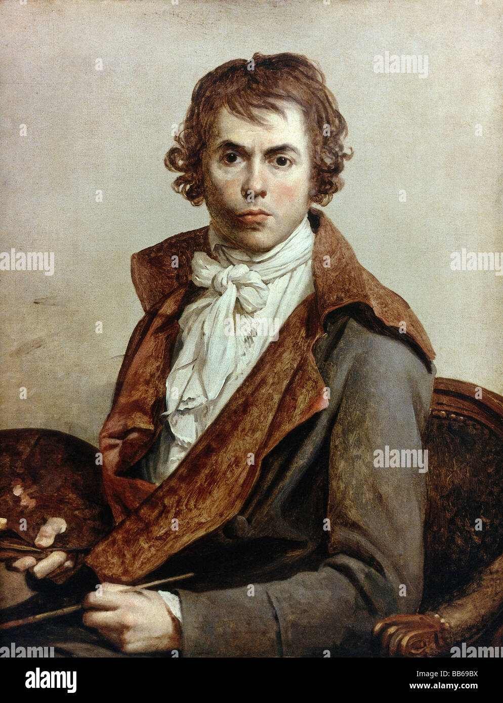 David, Jacques-Louis, 31.8.1748 - 24.12.1825, pittore francese, lunghezza autonoma, 81 cm x 64 cm, 1794, Louvre, Parigi, Foto Stock