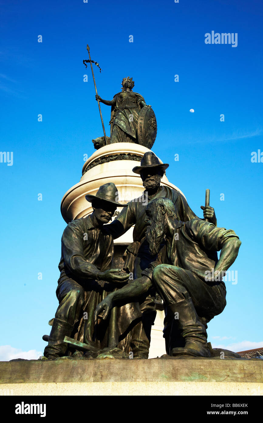 Pioneer monumento, statua di San Francisco Foto Stock
