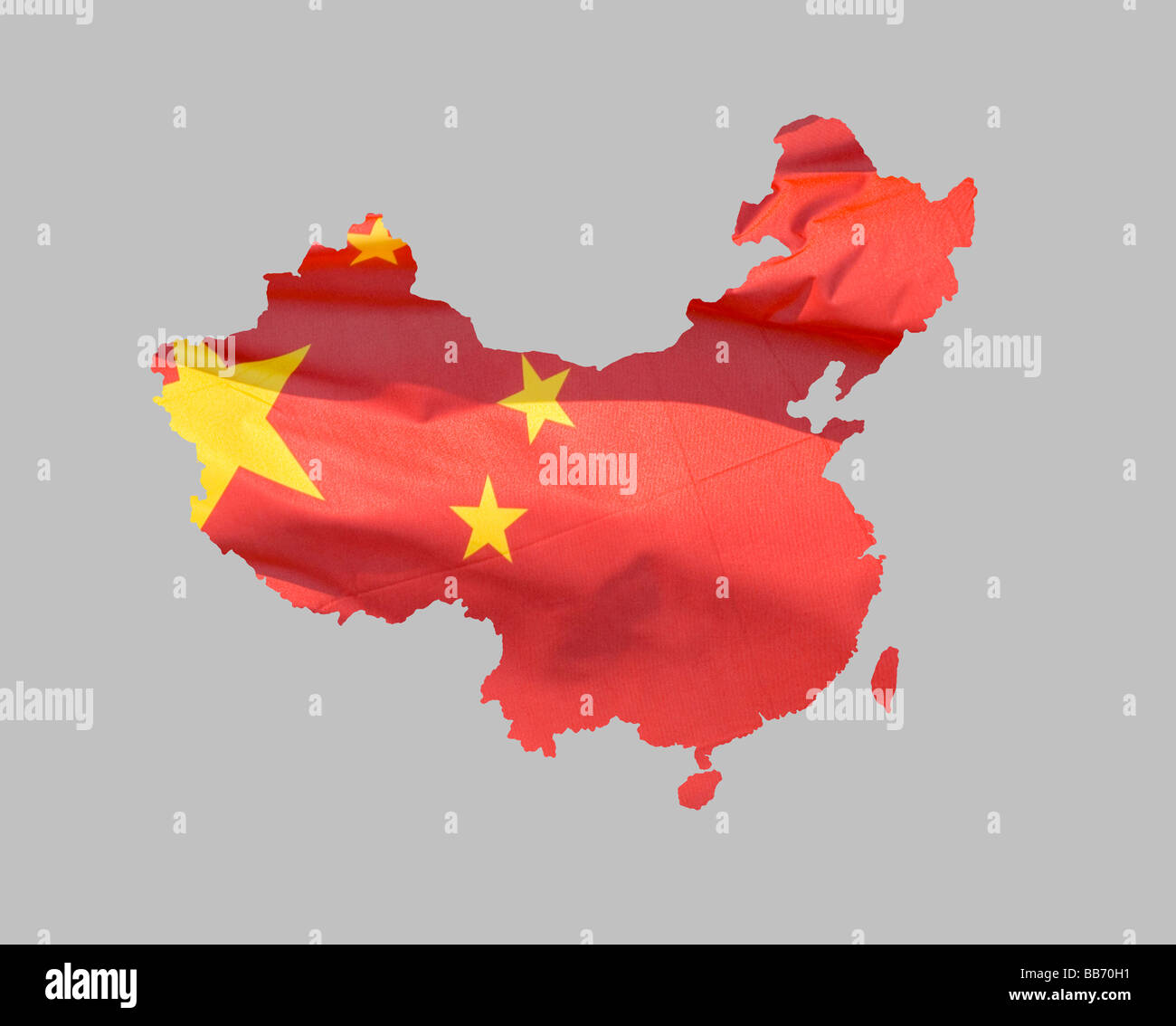 Mappa di Cina Foto Stock