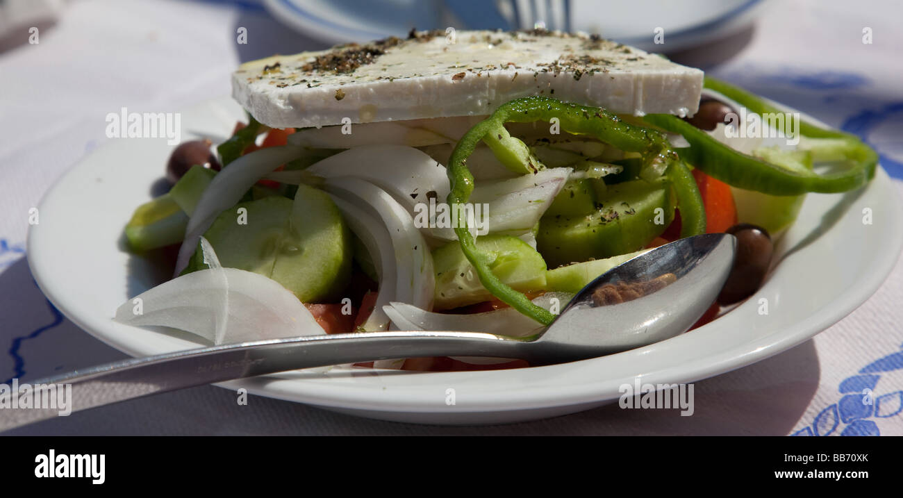 Tipica cucina greca Foto Stock