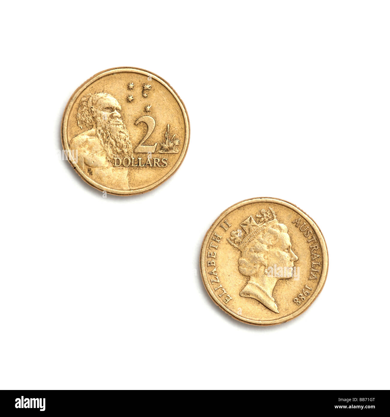 'Australian 2 dollar coin' Foto Stock