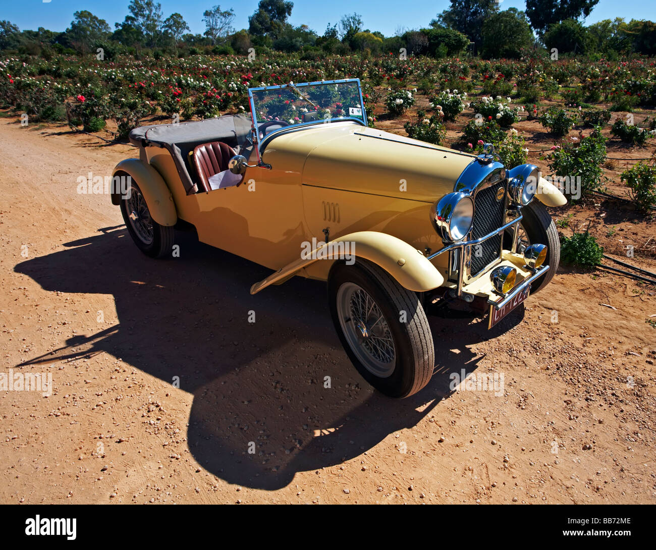 Il cantante storico di automobili in un fine settimana si incontrano a Renmark nel Riverland, Sud Australia Foto Stock
