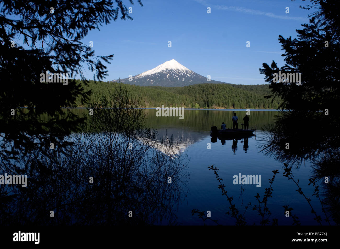 Montare McLoughlin Vulcano Cascade Mountains Oregon Stati Uniti America del Nord Foto Stock