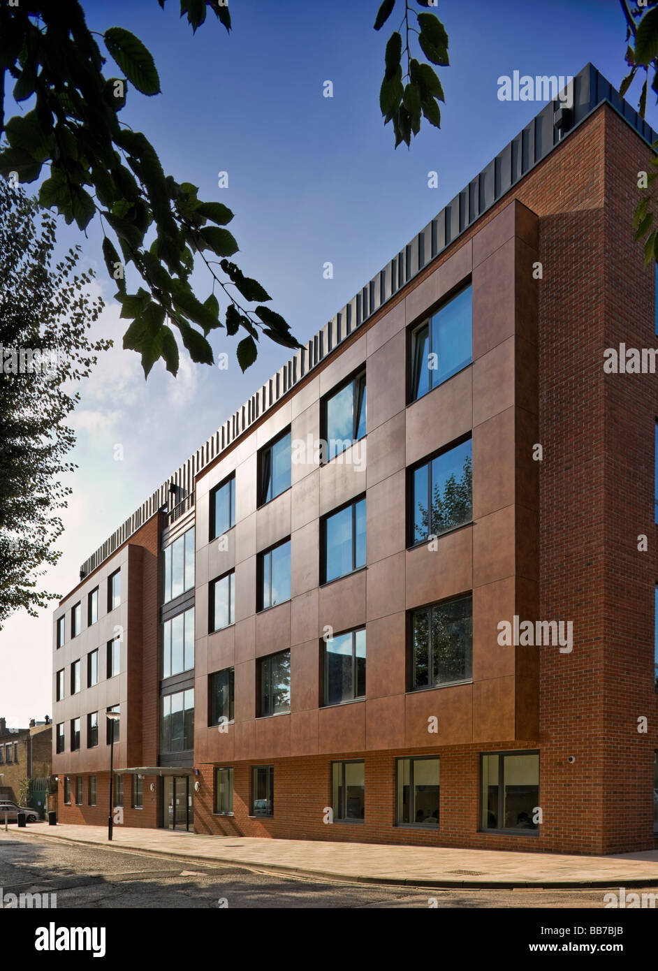 Uffici di Hornsey North London sul sito del vecchio Hornsey Terme Foto Stock