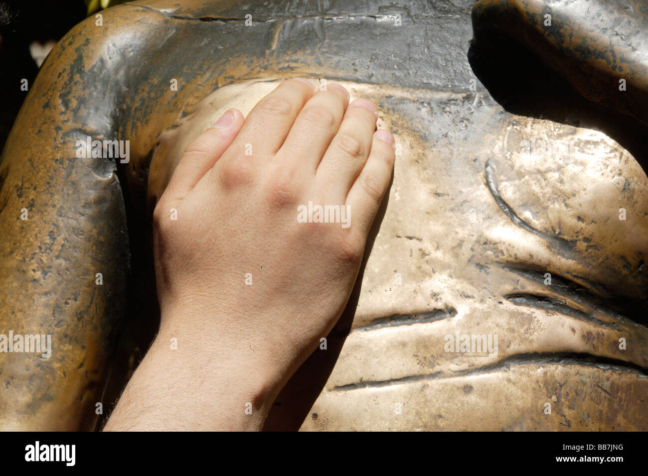 Dettaglio di una statua di Giulietta in Casa di Giuletta, la casa di Giulietta, dramma Romeo e Giulietta di William Shakespeare, Verona, Veneto Foto Stock