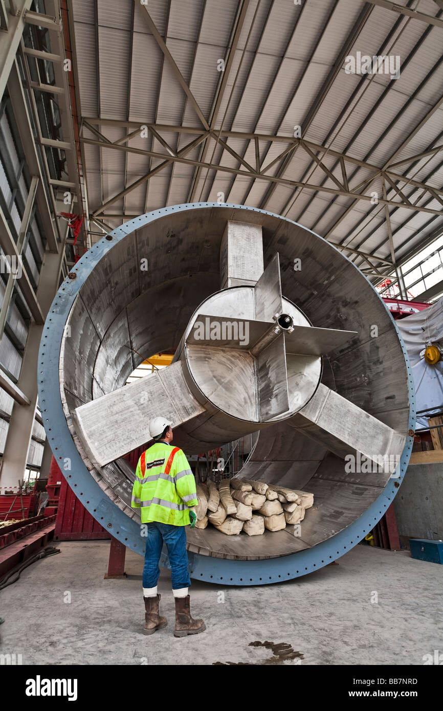 Staythorpe turbina a gas a ciclo combinato power station in costruzione Foto Stock