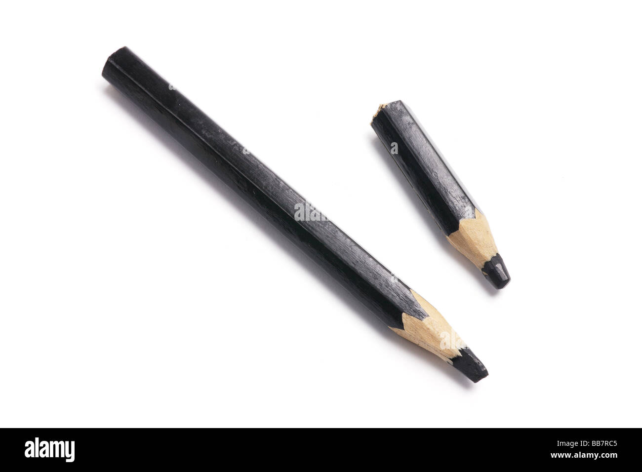 Nero matite di colore Foto Stock