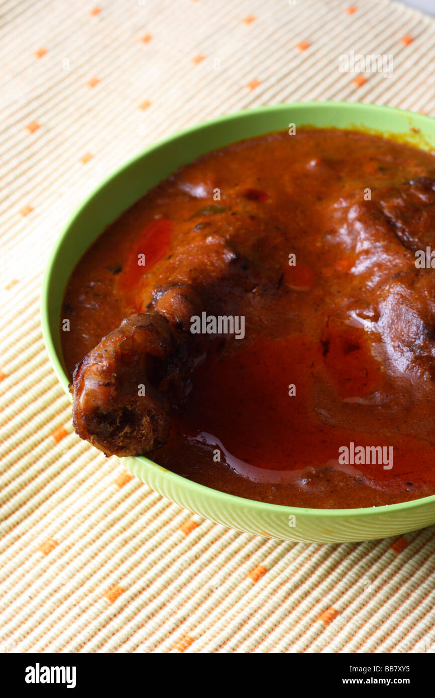 Carni di montone Curry è un Punjabi piatto a base di carne di agnello e spezie Foto Stock