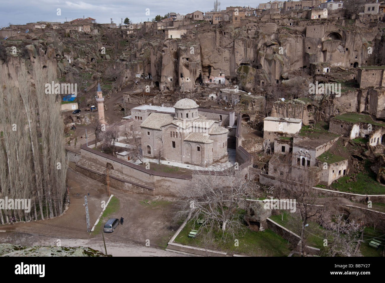 Gregoriano antica chiesa cristiana in Turchia Guzelyurt Foto Stock