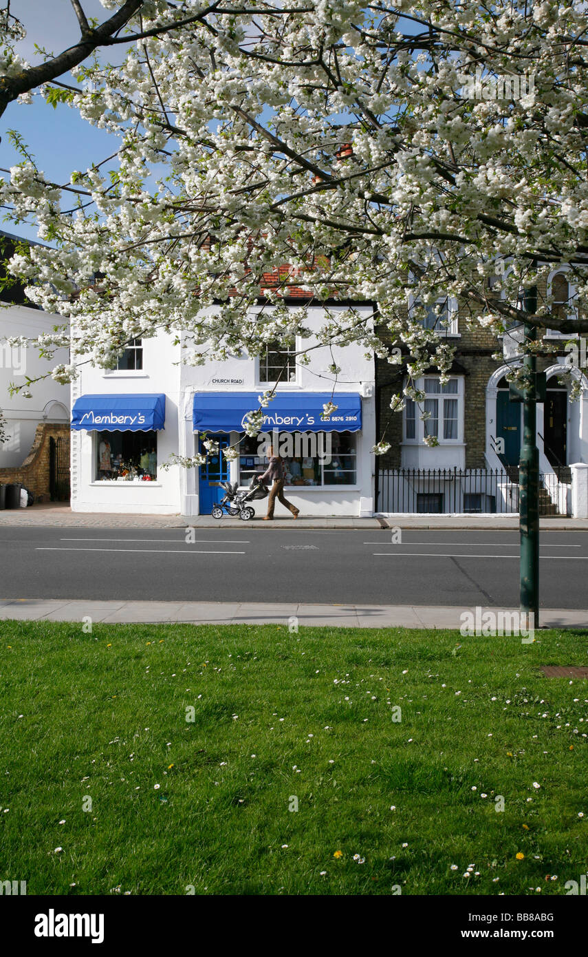 Barnes verde, Barnes, London, Regno Unito Foto Stock