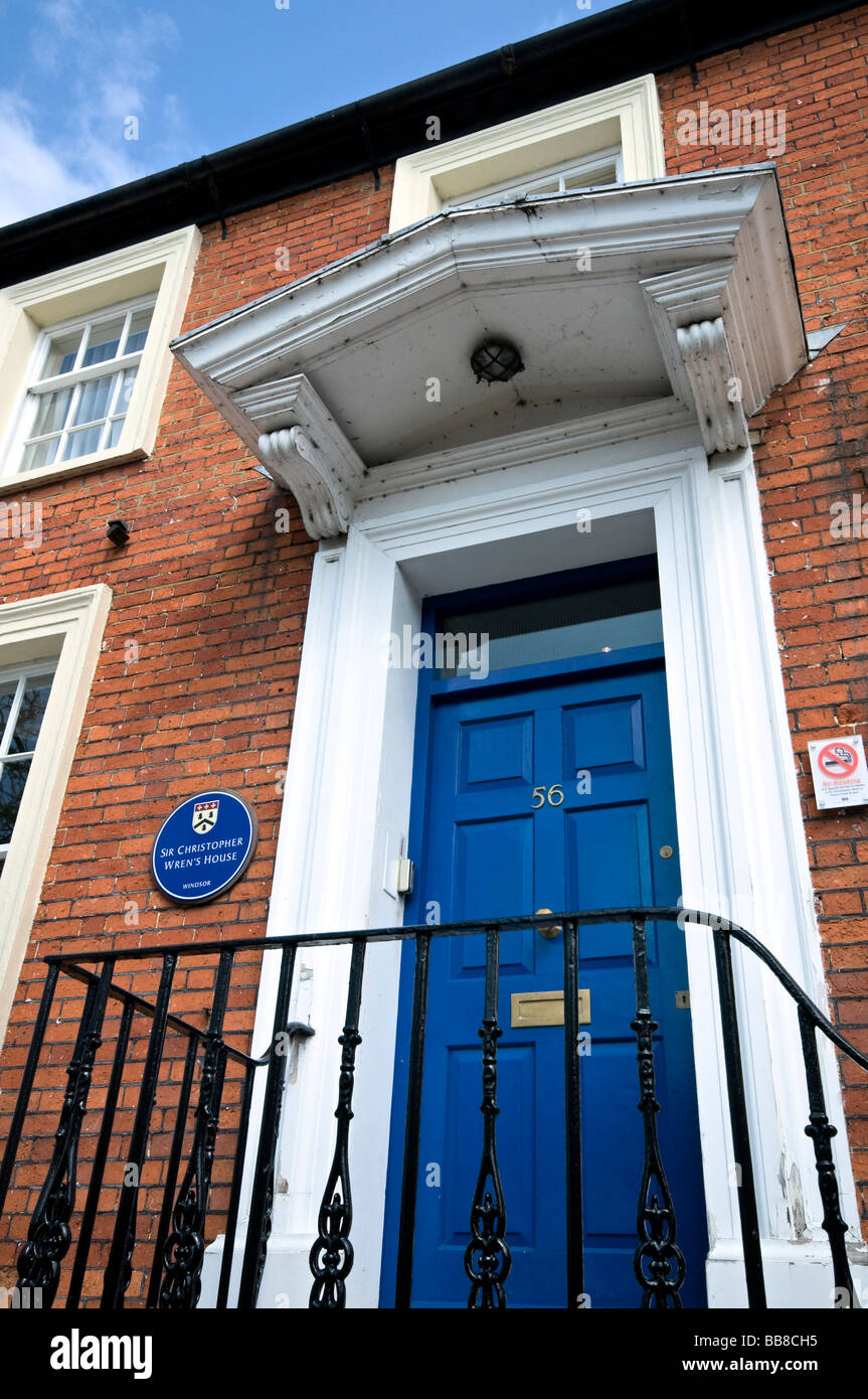 Christopher Wren house nella città di Windsor Berkshire, Inghilterra Foto Stock