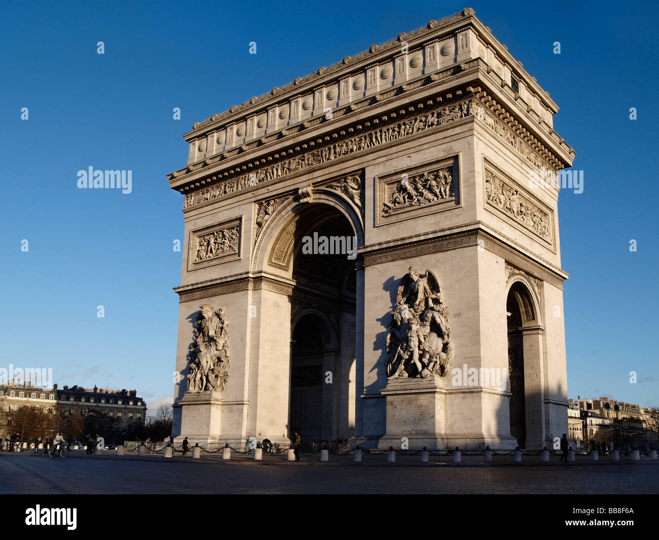Arc de Triomphe, arco trionfale, Parigi, Francia, Europa Foto Stock