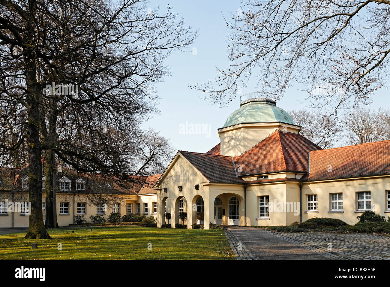 Storico bagno di salamoia Raffelberg, spa hotel, Muehlheim, an der Ruhr-Speldorf, Renania settentrionale-Vestfalia, Germania, Europa Foto Stock