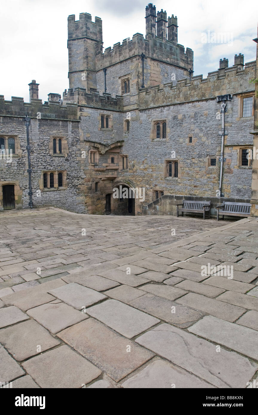 Haddon Hall, Bakewell, Derbyshire Foto Stock