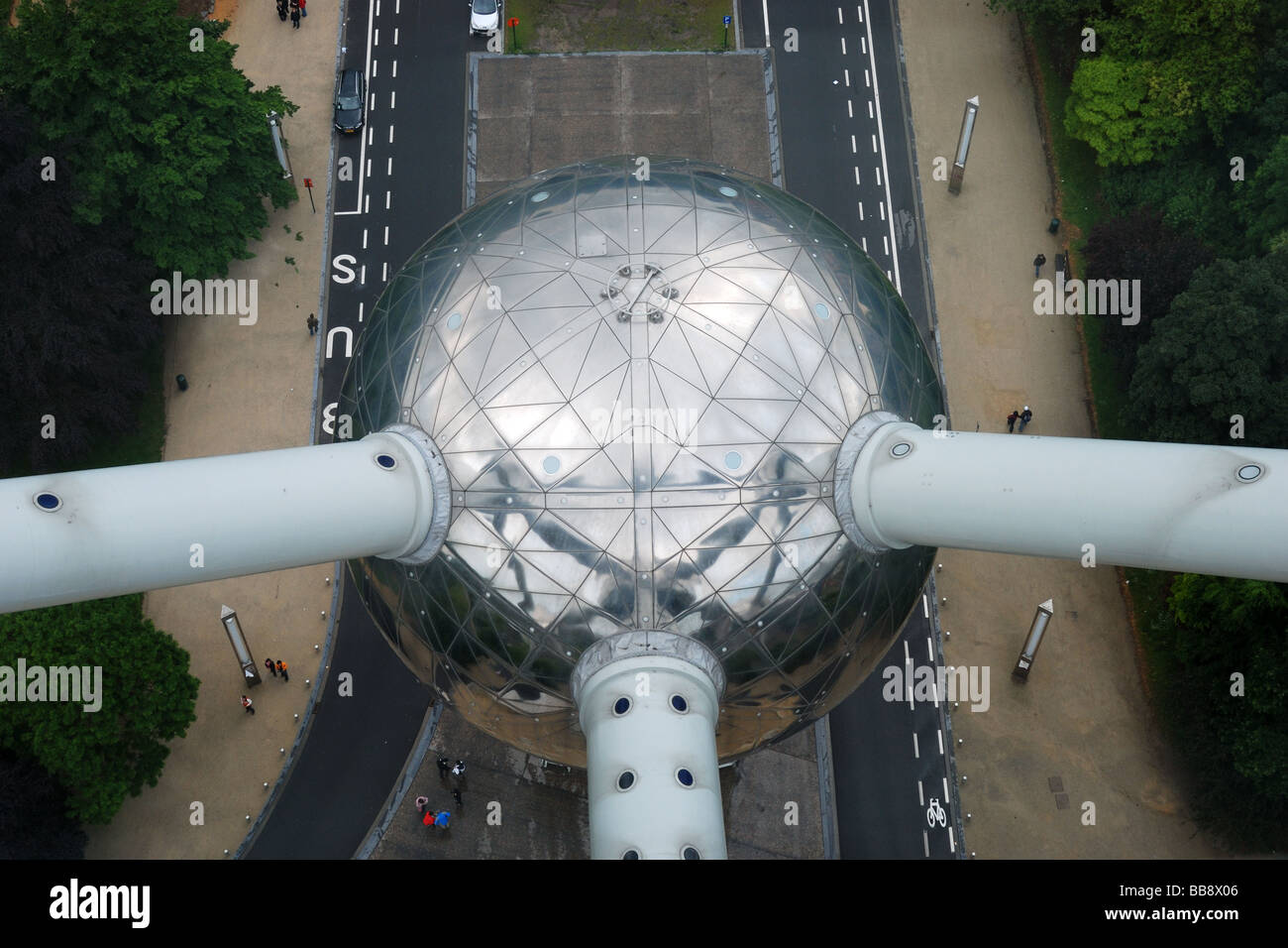 L'Atomium di Bruxelles Foto Stock