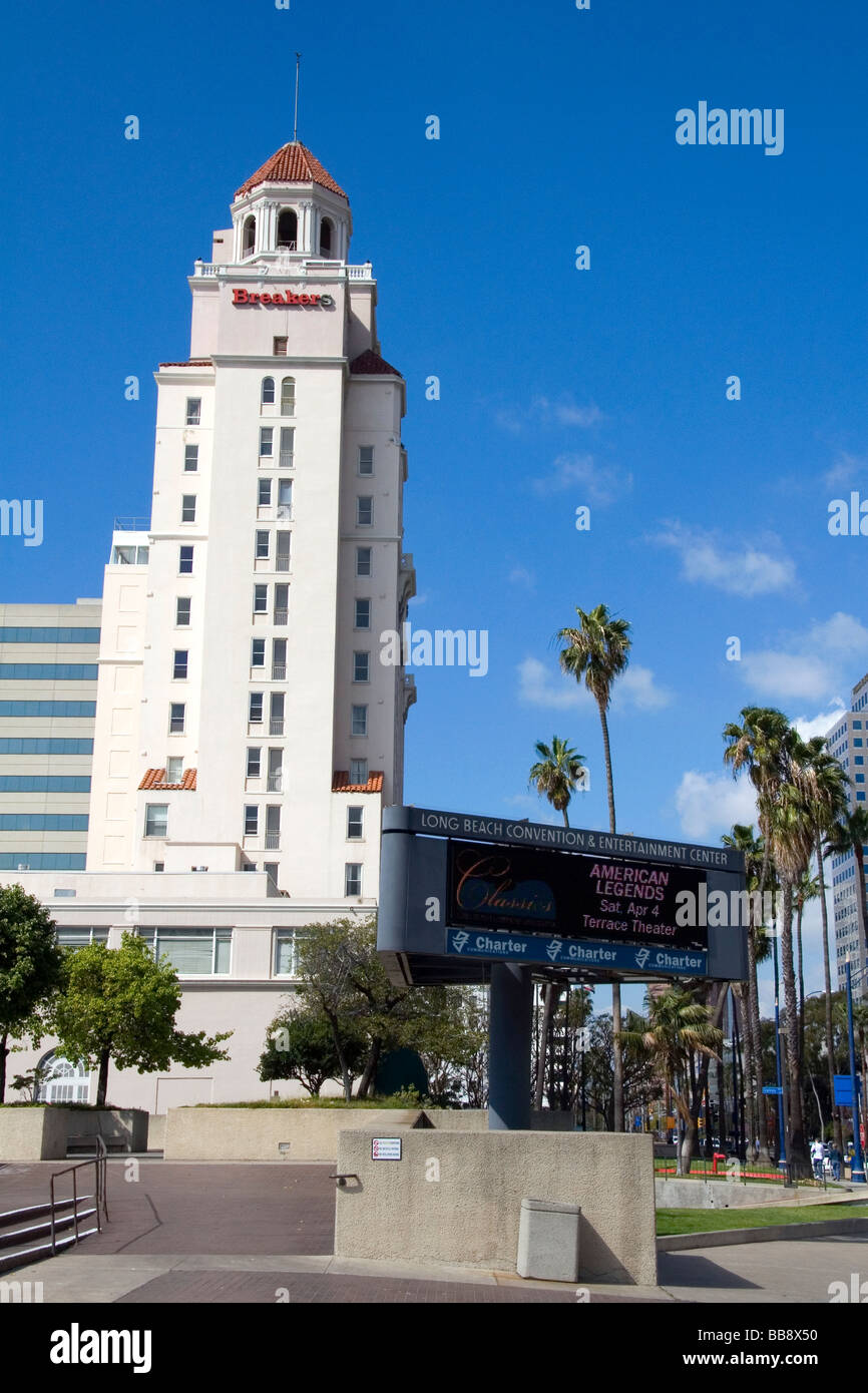 Breakers Hotel a Long Beach Convention e Centro di Intrattenimento a Long Beach California USA Foto Stock