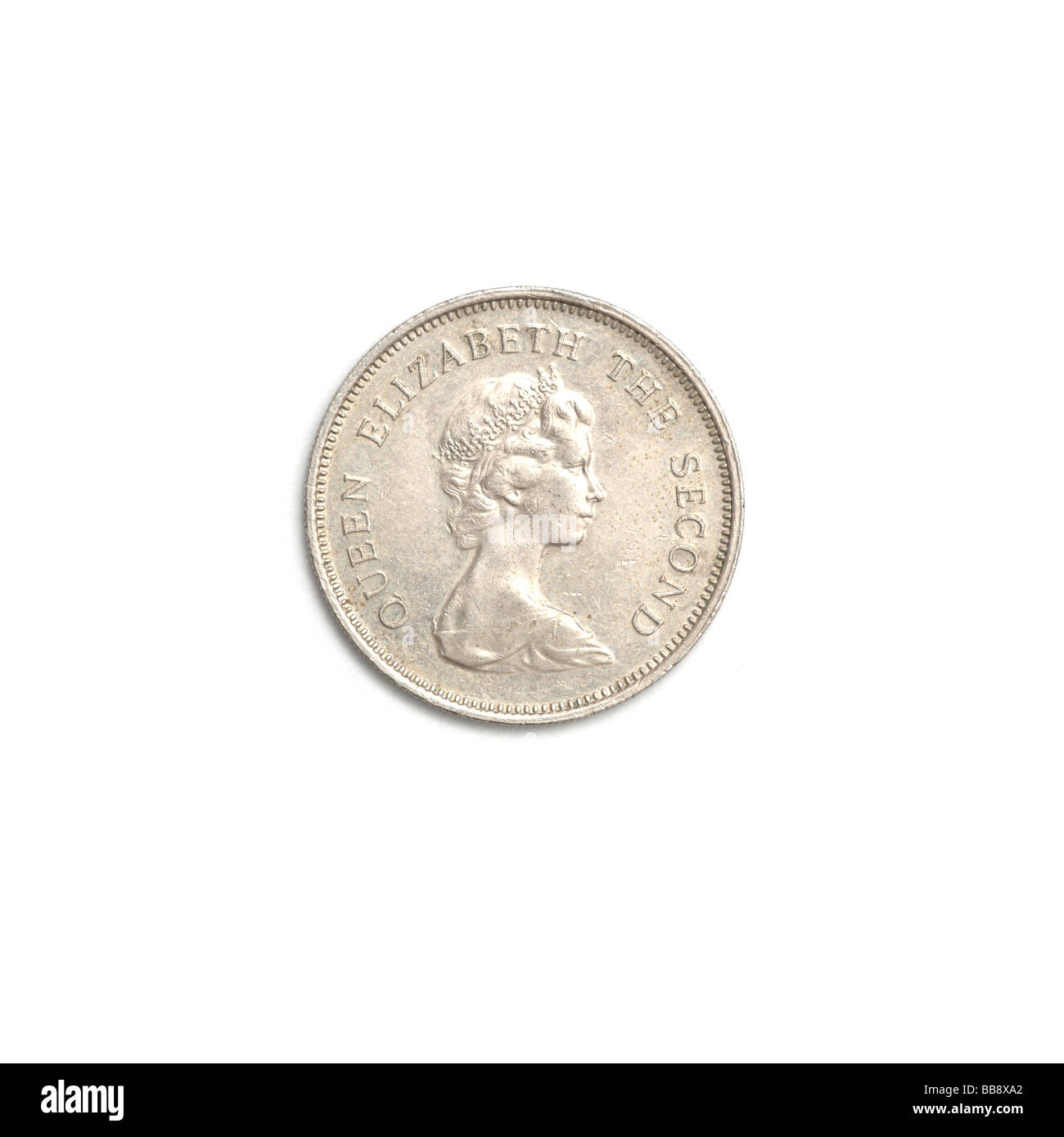 Moneta da dollaro di Hong Kong Foto Stock