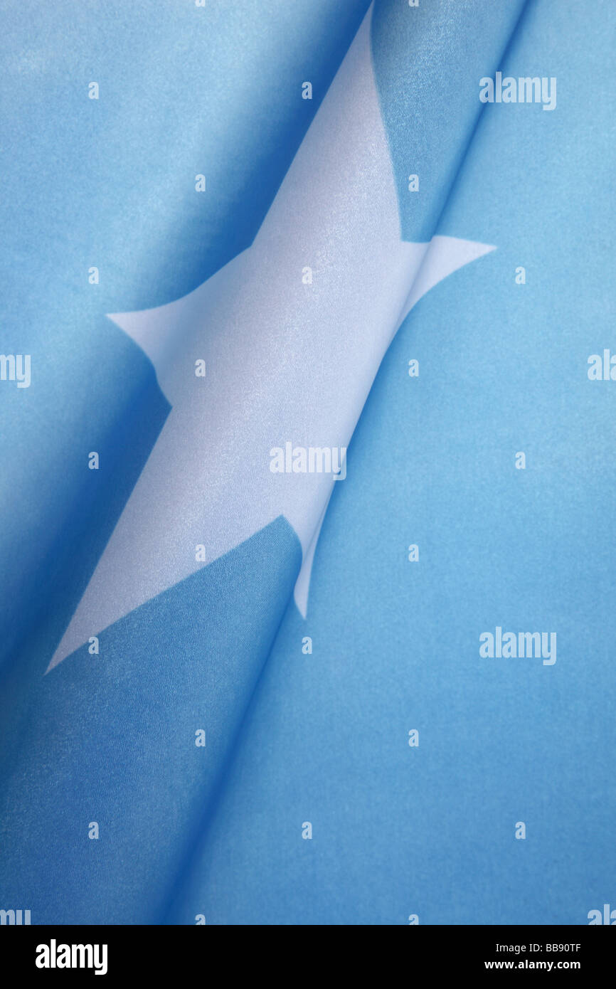 bandiera della Somalia Foto Stock