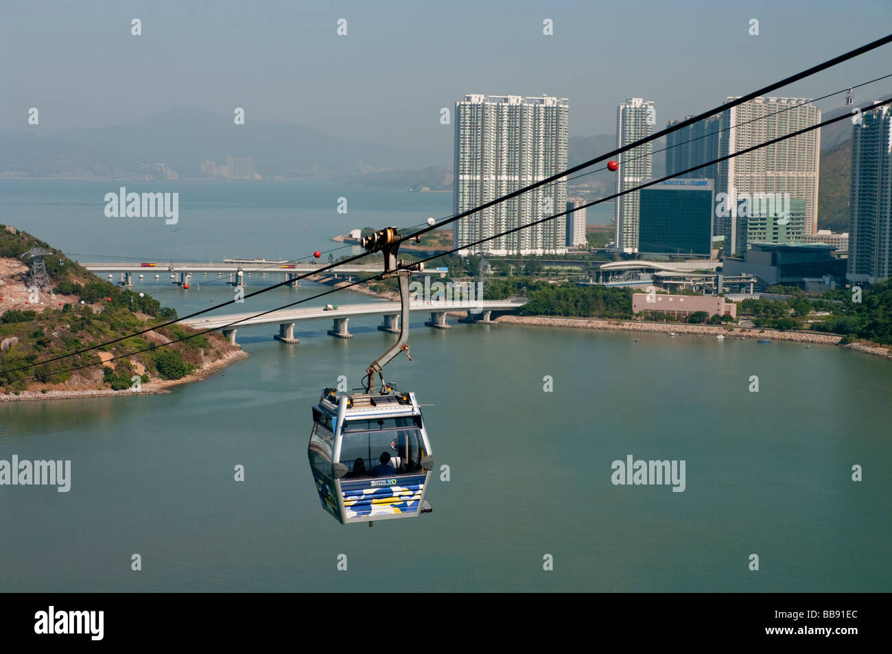 Asia cina hong kong Lantau Ngong Ping 360 2008 Foto Stock