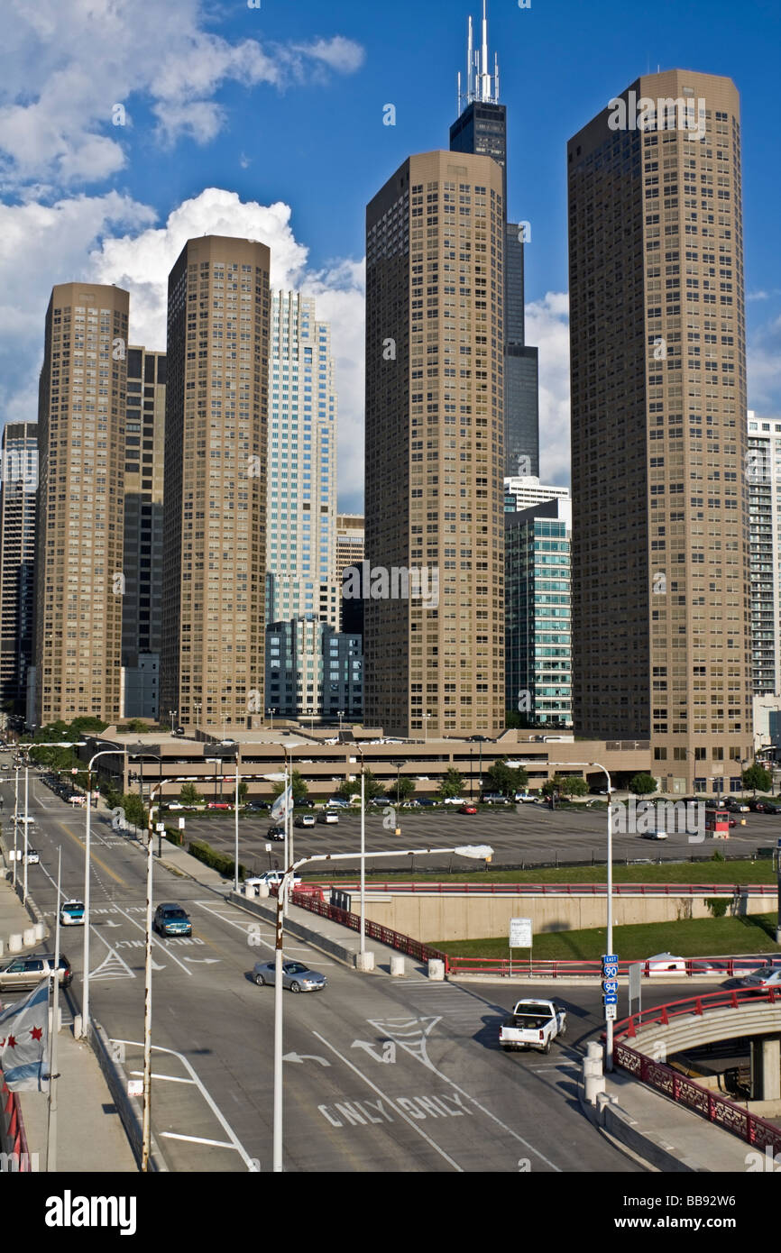 Torri presidenziale in Chicago Foto Stock