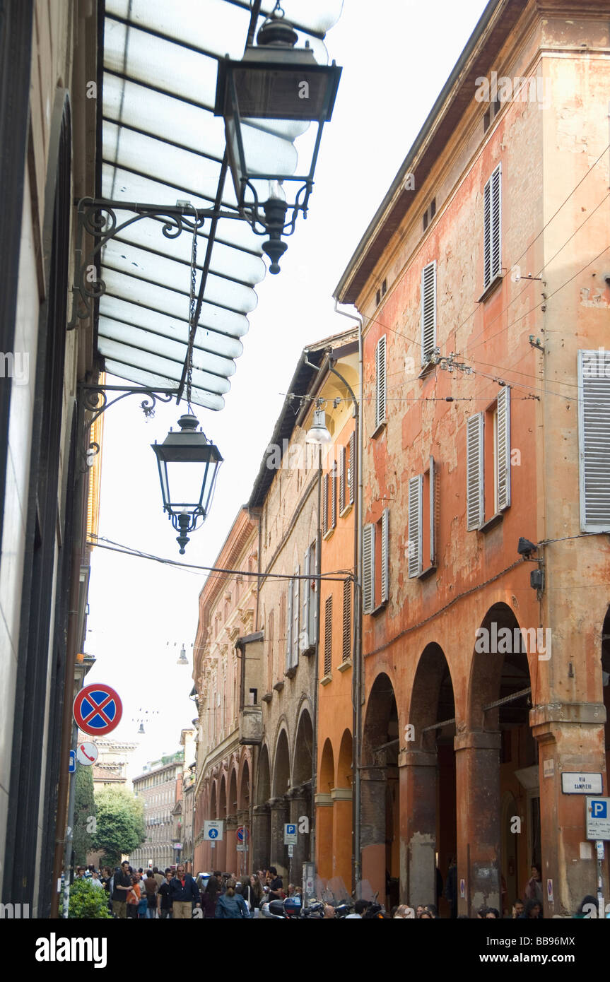 Via San Stefano Bologna Foto Stock