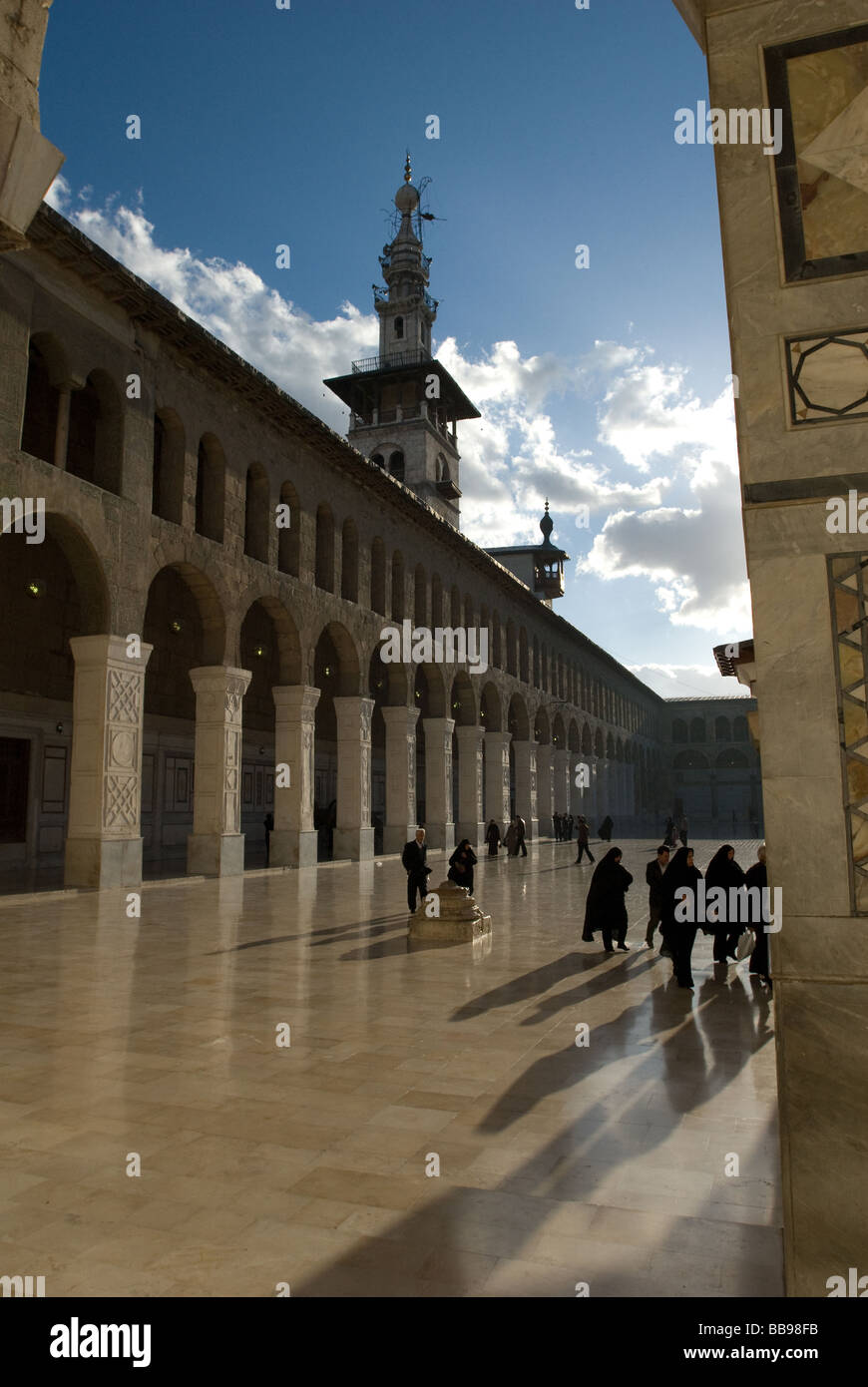 Il Ummayad Moschea di Damasco, Siria Foto Stock