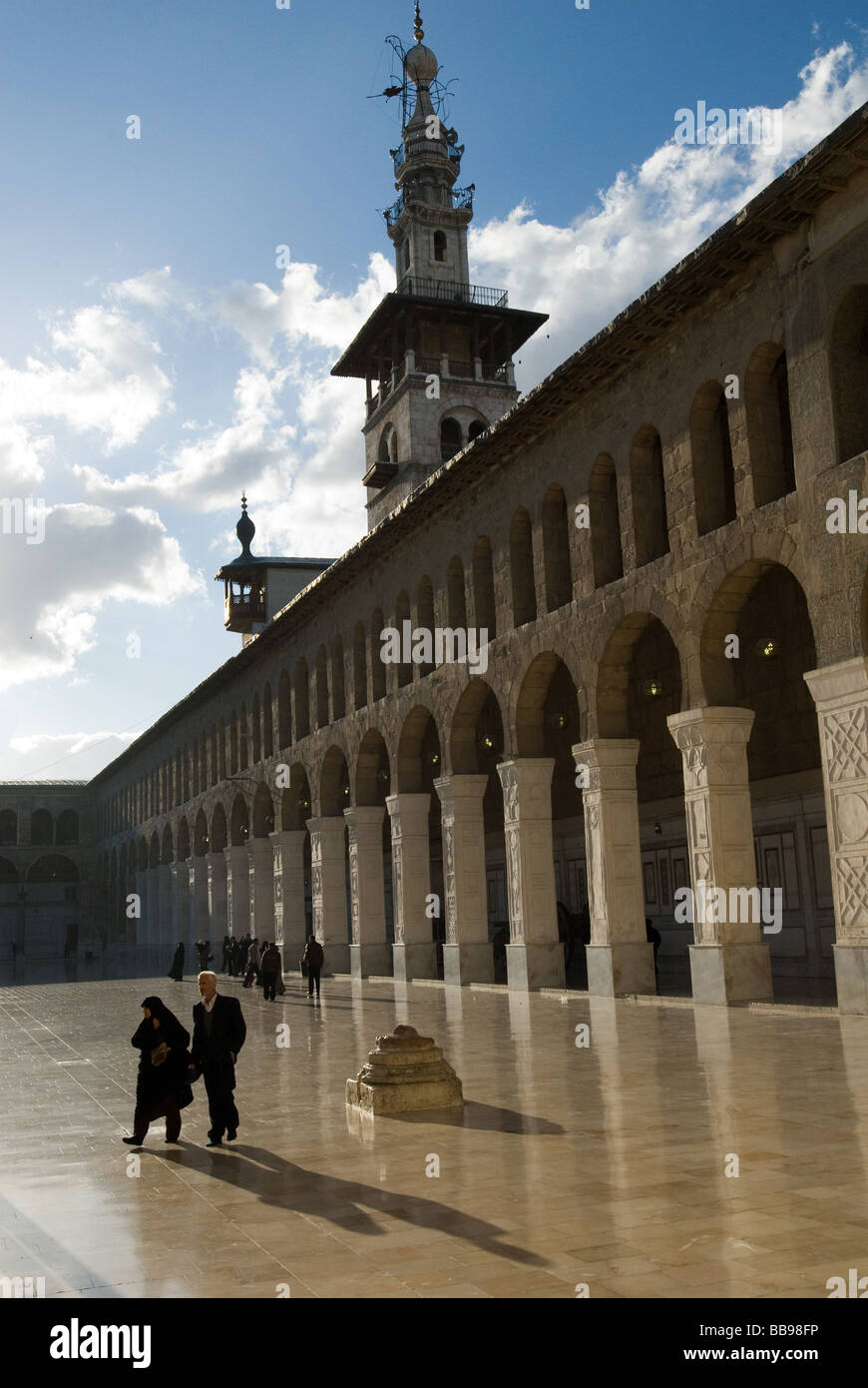 La Moschea Ummayad a Damasco in Siria Foto Stock