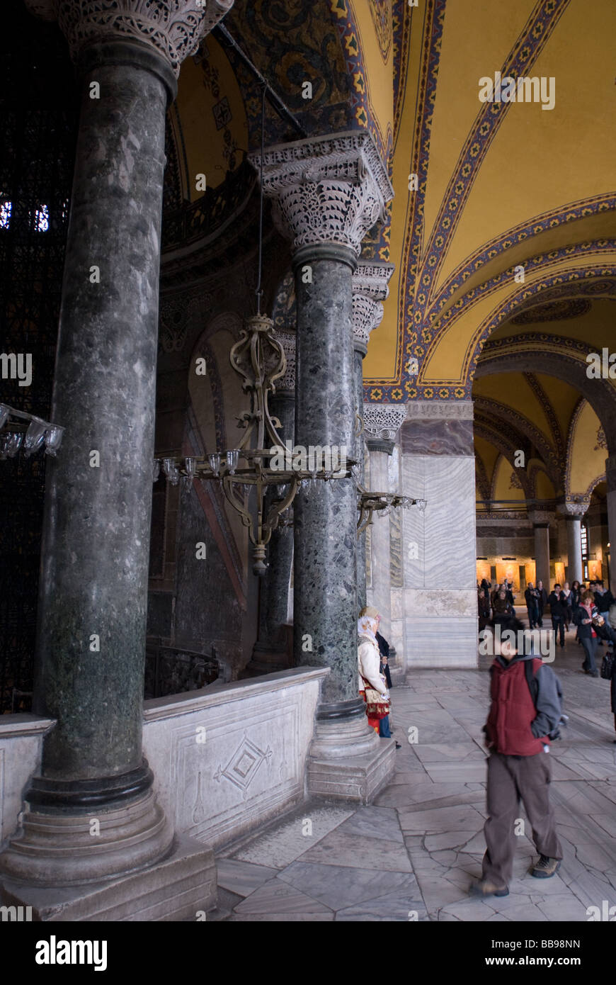 Hagia Sophia chiesa in Istanbul Turchia Foto Stock