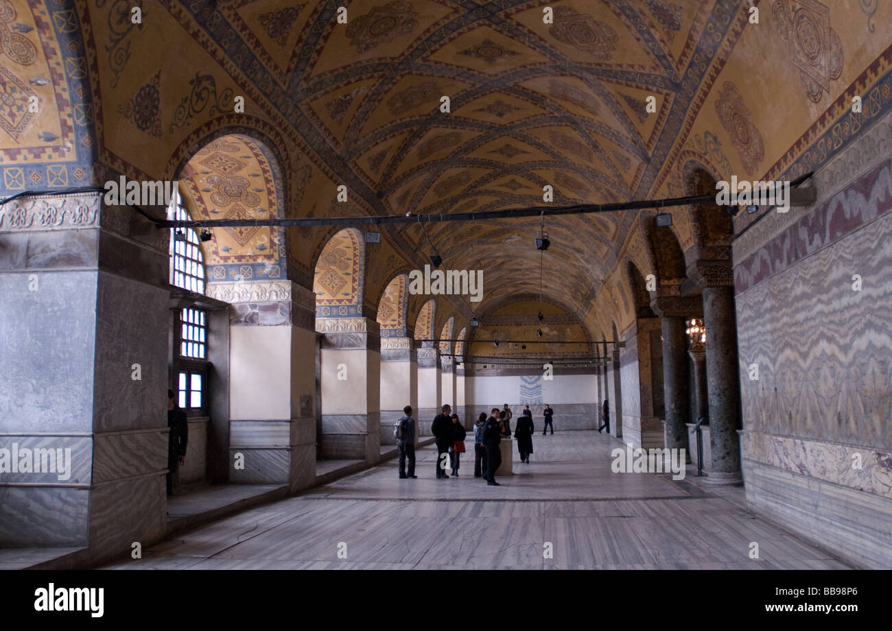 Hagia Sophia chiesa in Istanbul Turchia Foto Stock
