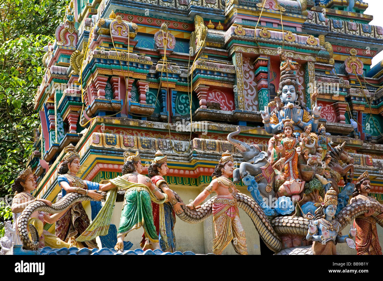Dettaglio di Neelkanth Mahadev Temple. Vicino a Rishikesh. Uttarakhand. India Foto Stock
