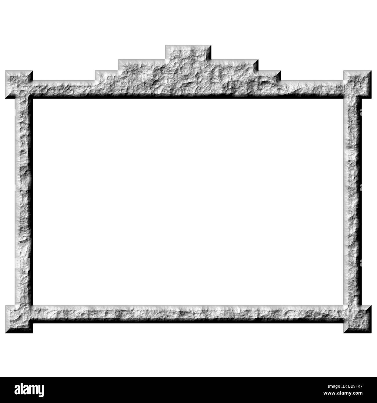 cornice in pietra 3D Foto Stock