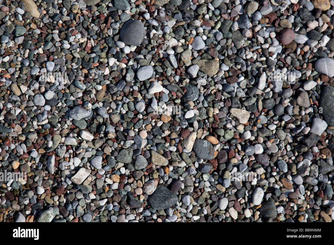 Sabbia e pietre Foto Stock