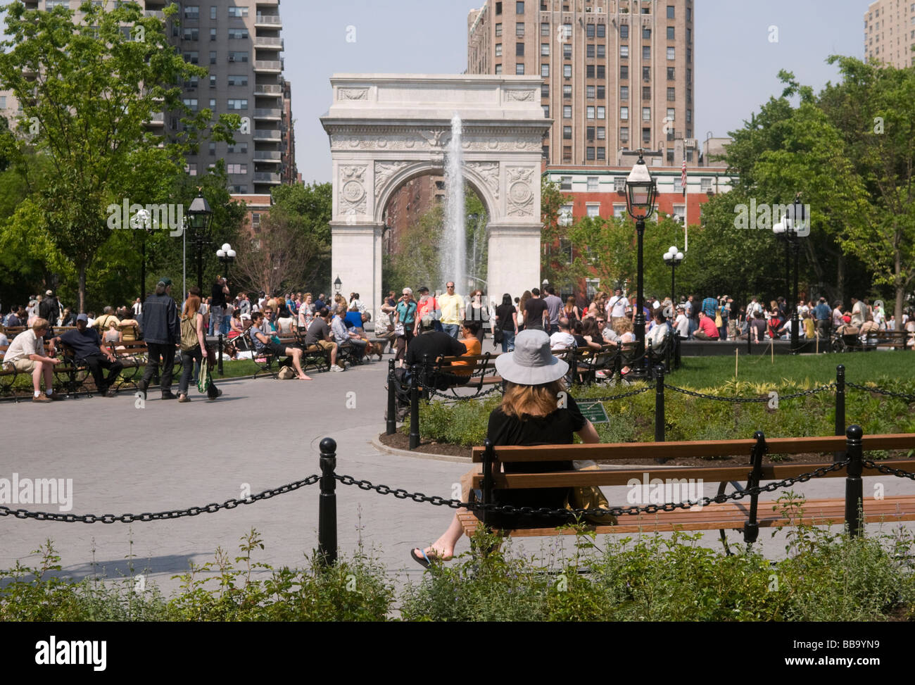 Washington Square Park Foto Stock