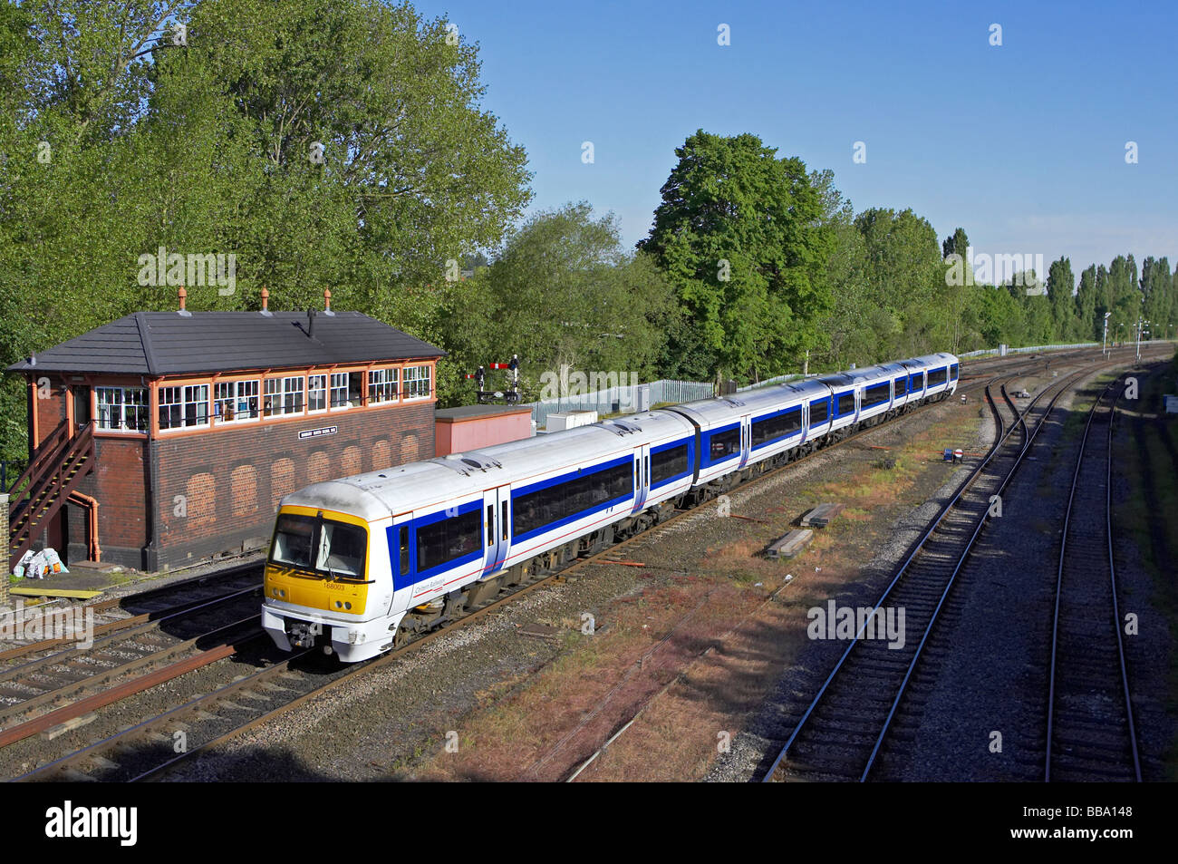 Chiltern Railways Classe 168 a Banbury Foto Stock