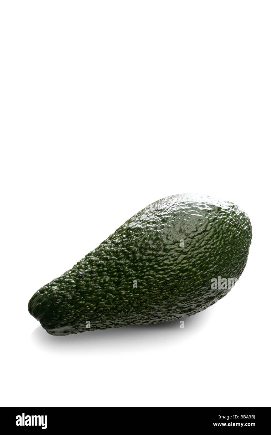 Fresco verde avocado Foto Stock