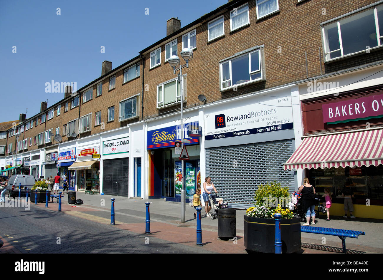 Central Parade, New Addington, London Borough of Croydon, Greater London, England, Regno Unito Foto Stock