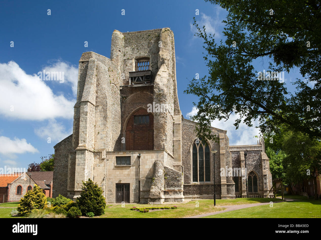 Regno Unito Inghilterra Norfolk North Walsham St Nicholas Chiesa Parrocchiale Foto Stock