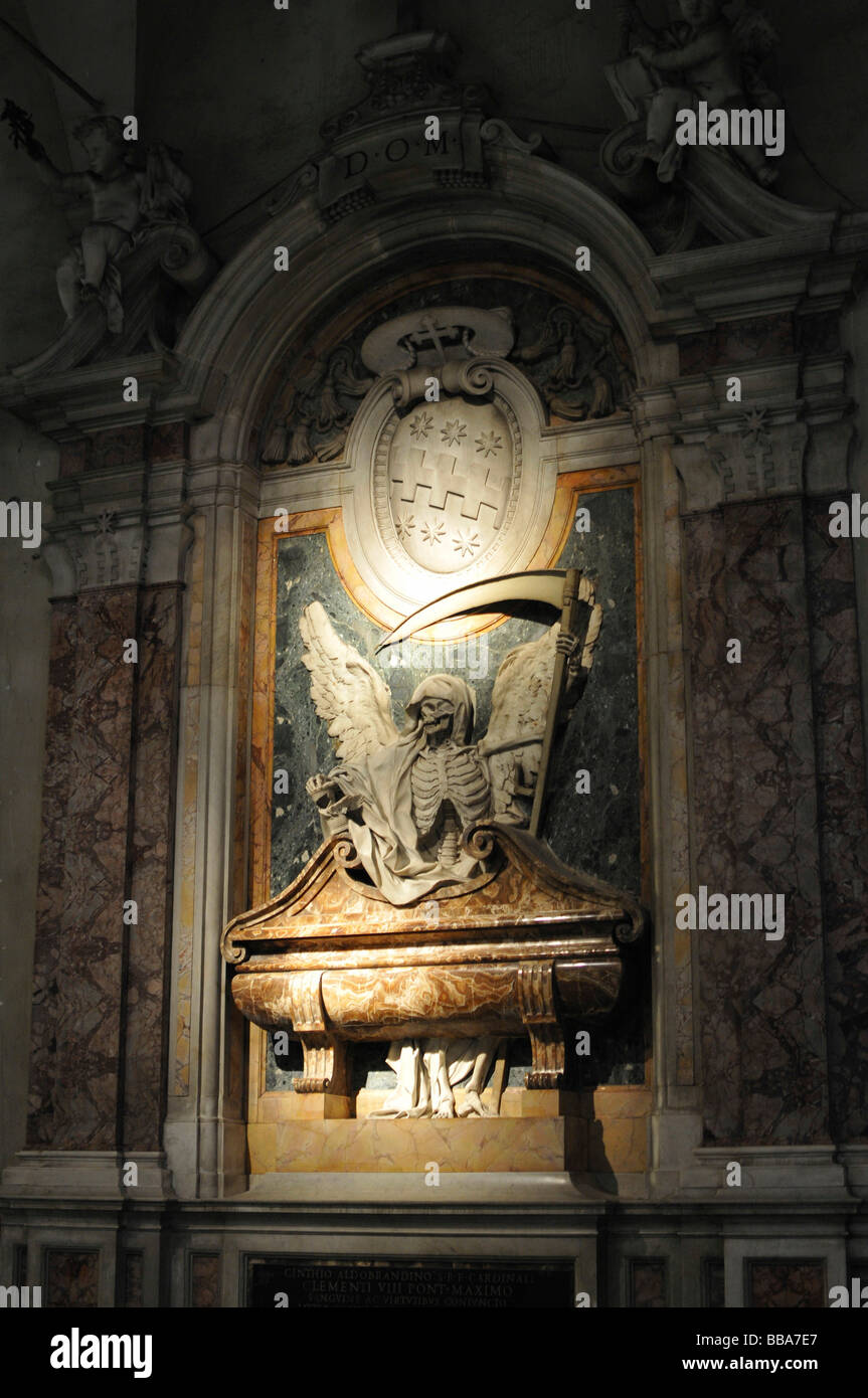 Tomba di parete, San Pietro in Vincoli, città storica, Roma, Italia Foto Stock