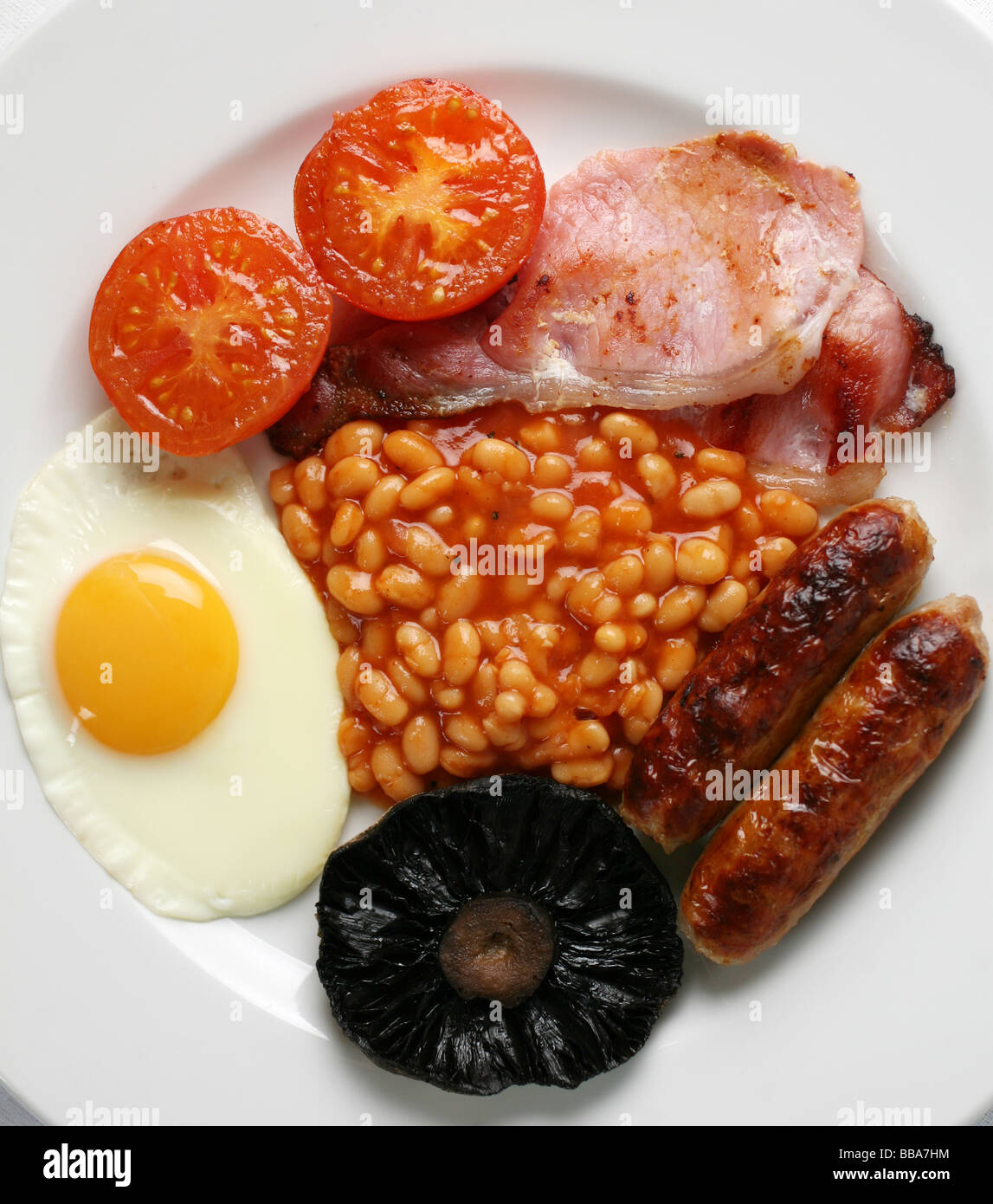 Una colazione inglese completa Foto Stock