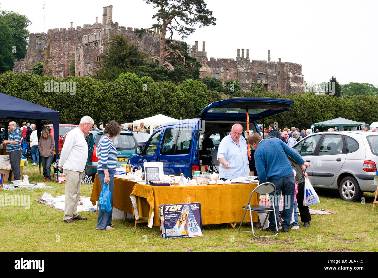 Classic Car Show Berkely Castello Gloucestershire Foto Stock