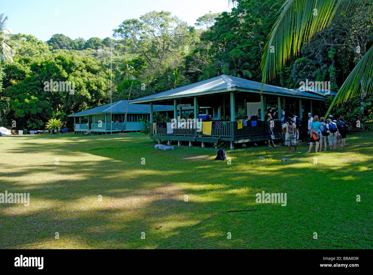 San Pedrillo stazione di Ranger, Parco Nazionale di Corcovado sulla penisola di Osa Costa Rica Foto Stock