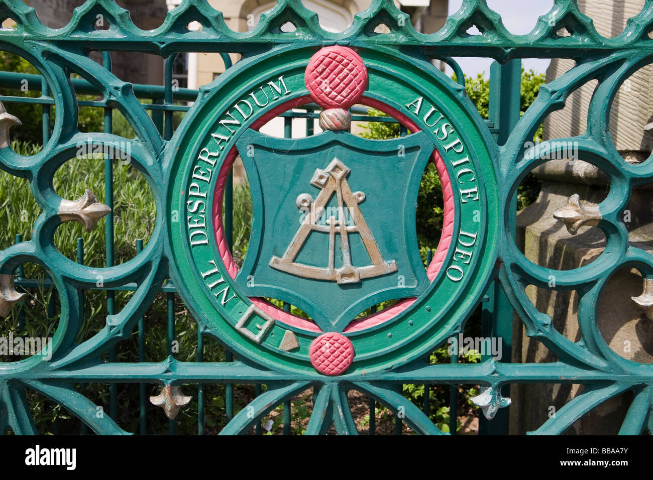 Stemma della contea di borough di Sunderland in Mowbray Park Sunderland, England, Regno Unito Foto Stock