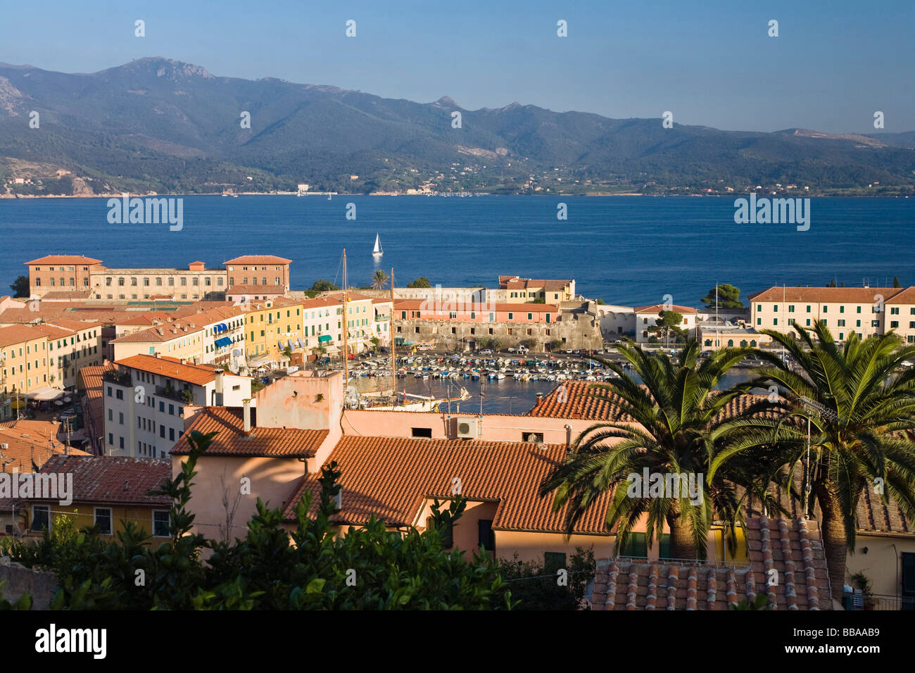 Portoferraio, Isola d'Elba, Toscana, Italia, Mare Mediterraneo, Europa Foto Stock