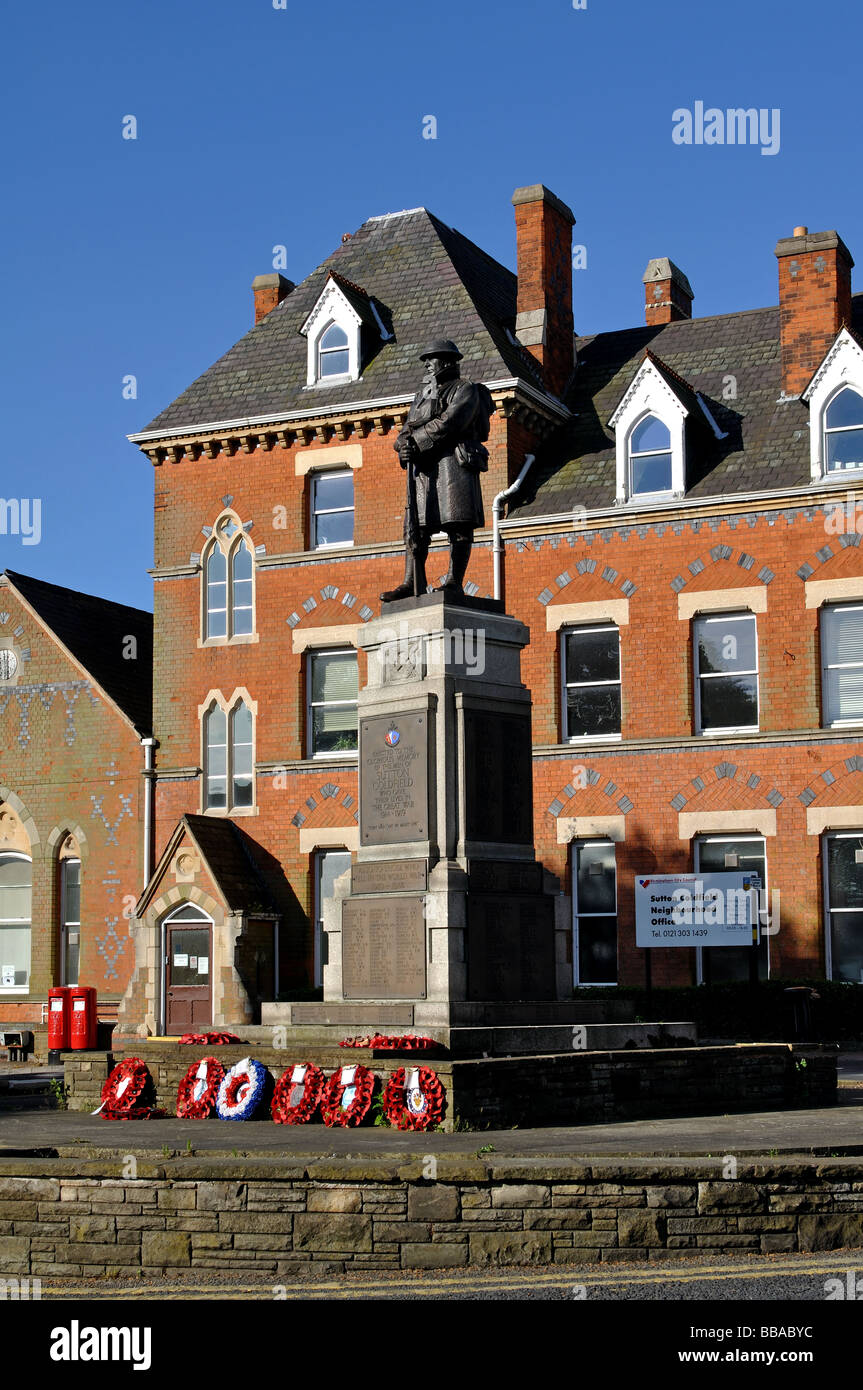 Il Consiglio House e Memoriale di guerra, Sutton Coldfield, West Midlands, England, Regno Unito Foto Stock