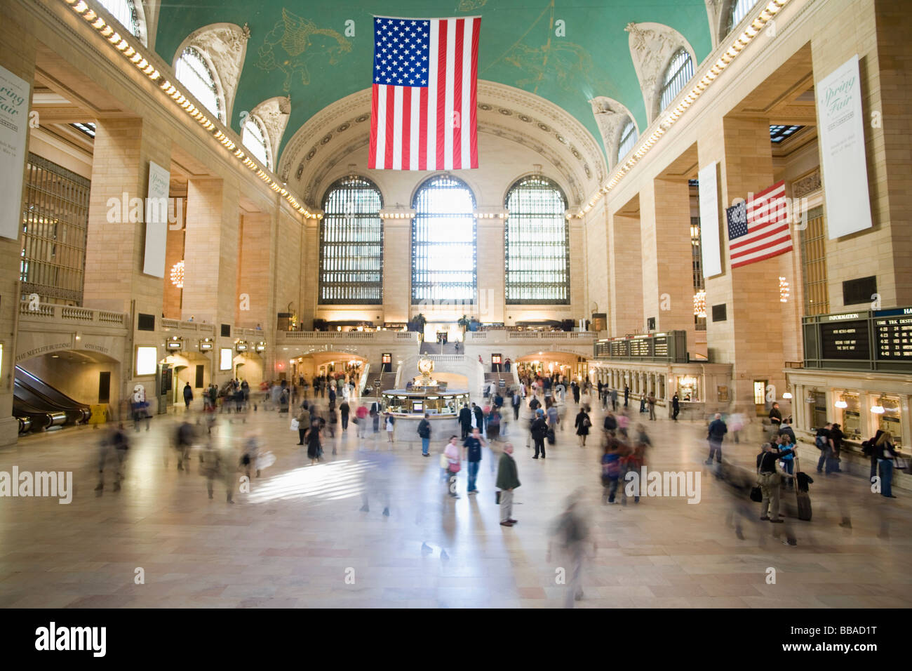 La hall del Grand Central Station, Manhattan New York City Foto Stock