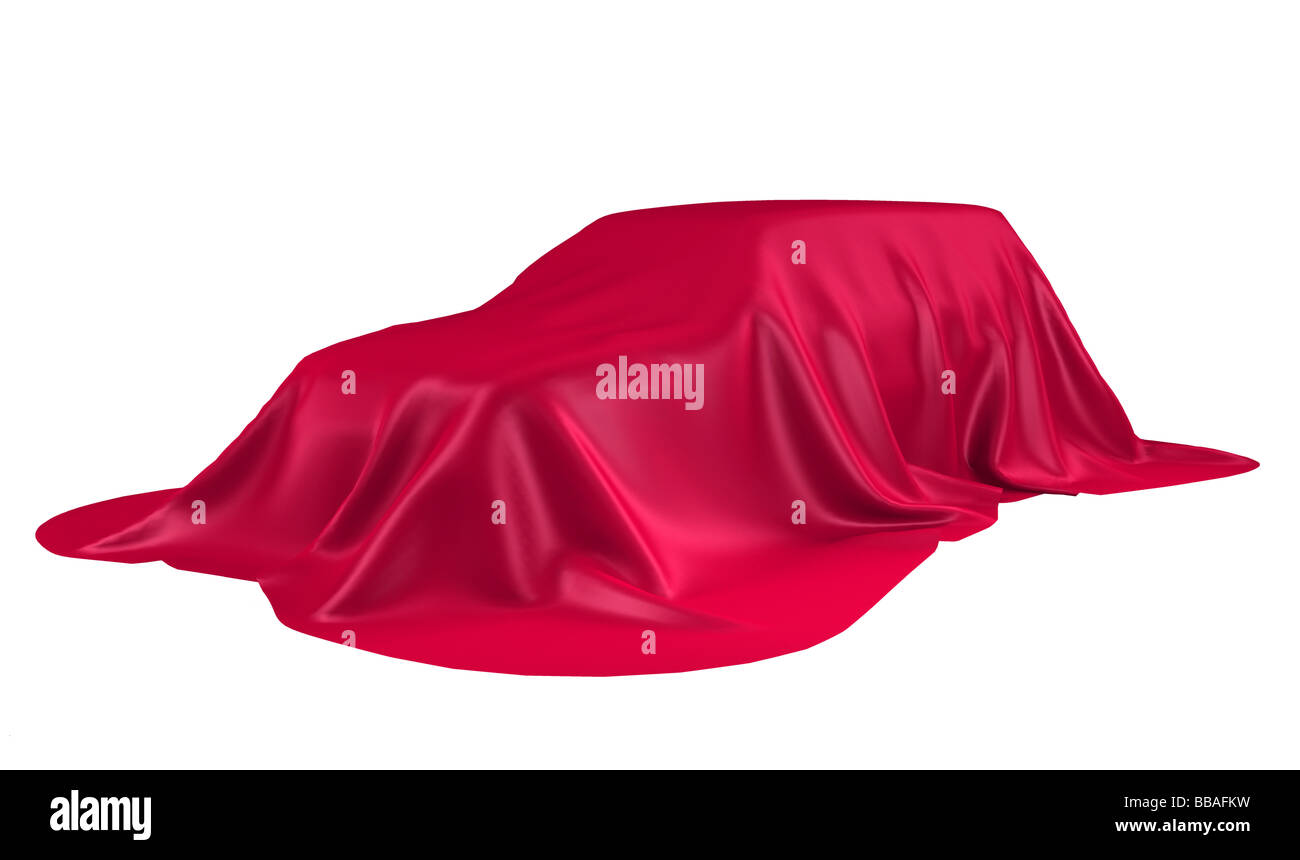 Tessuto auto coperto Foto Stock