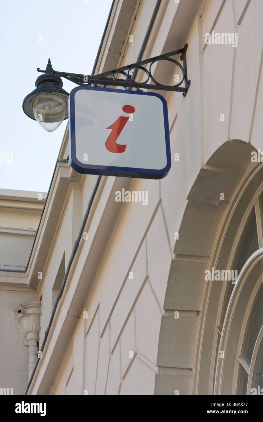 Informazioni turistiche segno Foto Stock