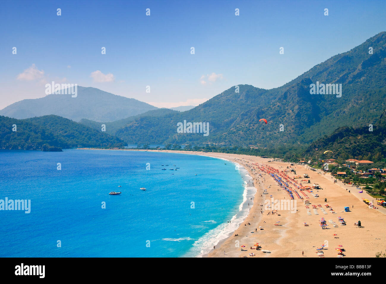 Oludeniz, Turchia; Beach resort Foto Stock