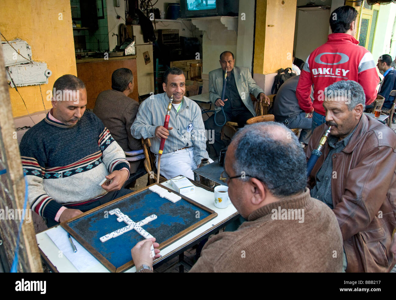 Centro de Il Cairo Egitto Midan Tahrir downtown market Foto Stock