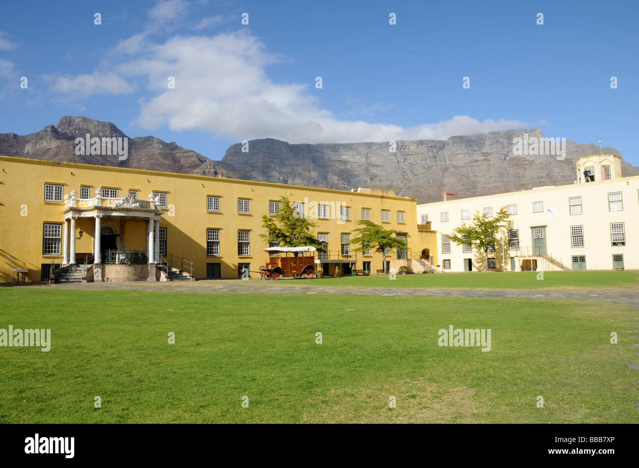 Castello di Buona Speranza e Table Mountain Città del Capo Sud Africa Foto Stock